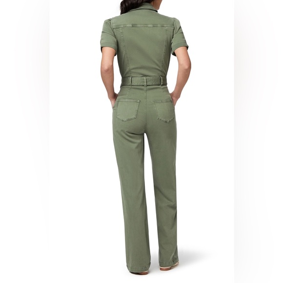 PAIGE Brooklyn Belted Jumpsuit in Vintage Ivy Green Size 00 Brand NWT!! - Picture 16 of 16